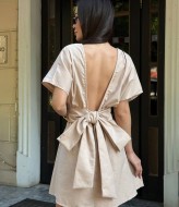 Платье с бантом на спине DMP-R1757A450