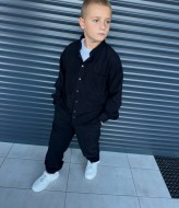 Вельветовый костюм с рубашкой NN-983A650