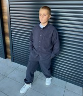 Вельветовый костюм с рубашкой NN-983A650