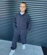 Вельветовый костюм с рубашкой NN-983A650