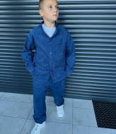 Вельветовый костюм с рубашкой NN-983A650