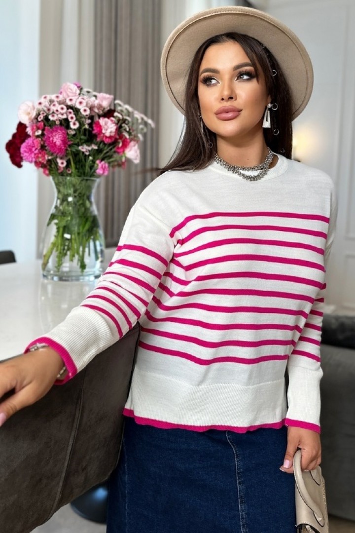 Полосатый свитер женский EO-1089A520