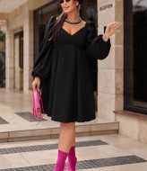 Однотонное платье DAM-219A700