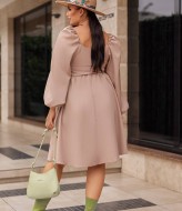 Однотонное платье DAM-219A700