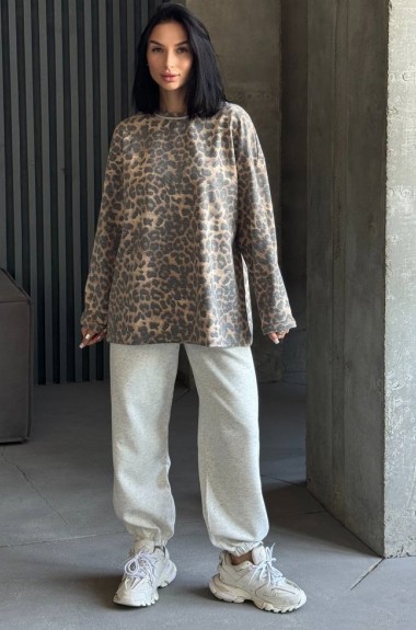 Лонгслив с принтом женский LID-587A500