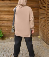 Худи с разрезами по бокам YM-971A250