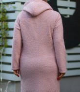 Короткое пальто с капюшоном женское TBY-171A600