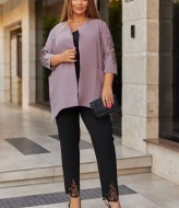 Костюм двійка піджак і брюки з перфорацією VOJ-963A830