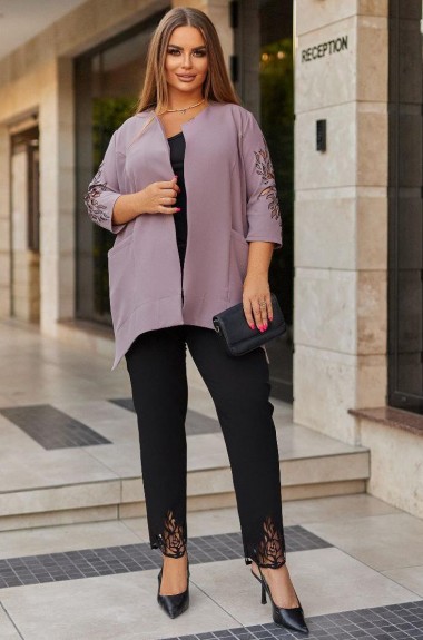 Костюм двійка піджак і брюки з перфорацією VOJ-963A830