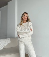 Махровая женская пижама  MOK-523A580