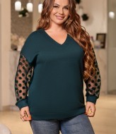 Джемпер з прозорими рукавами IT-1425A500