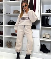 Костюм женский спортивный на флисе  CUR-888A680