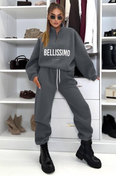 Костюм женский спортивный на флисе CUR-888A680 Костюм женский спортивный на флисе CUR-888A680