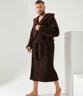 Махровый халат мужской длинный  LIB-8912A590