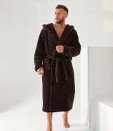 Махровый халат мужской длинный  LIB-8912A590