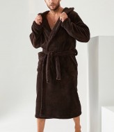 Махровый халат мужской длинный  LIB-8912A590