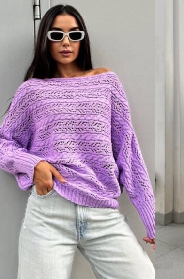 Жіночий однотоний светр IND-5054A510 Жіночий однотоний светр IND-5054A510