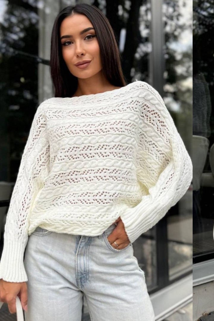 Жіночий однотоний светр IND-5054A510