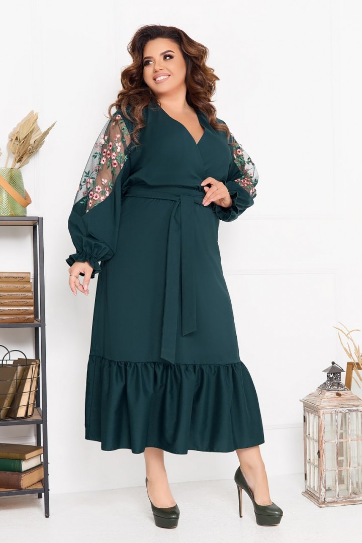 Платье с воланом NF-3442A700