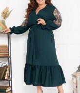 Платье с воланом NF-3442A700