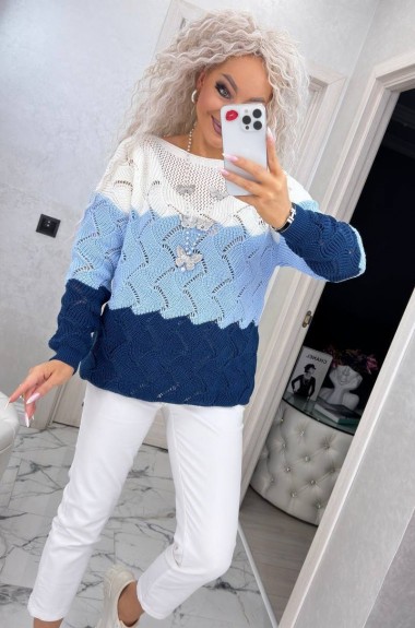 Кольоровий светр IND-5072A600 Кольоровий светр IND-5072A600