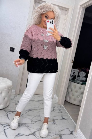 Кольоровий светр IND-5072A600 Кольоровий светр IND-5072A600