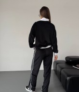 Велюровый костюм с лампасами SNV-10127A700