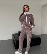 Велюровый костюм с лампасами SNV-10127A700