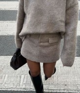 Кашемірова спідниця-шорти SNV-141A380