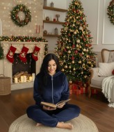 Домашний костюм женский теплый QUA-4158A580