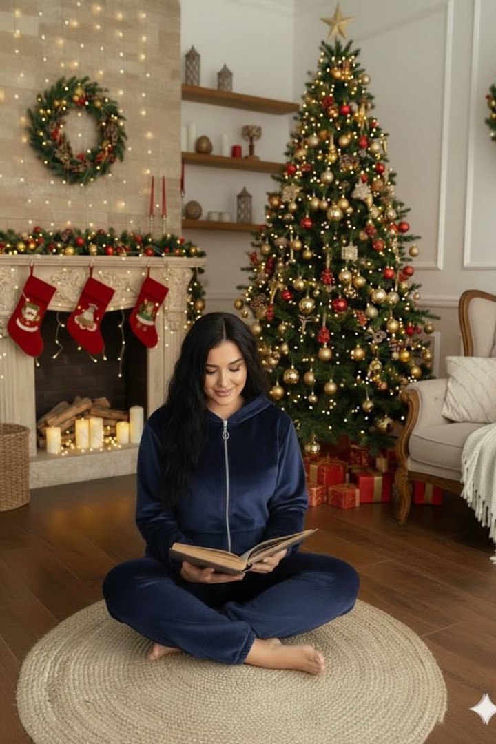 Домашний костюм женский теплый QUA-4158A580