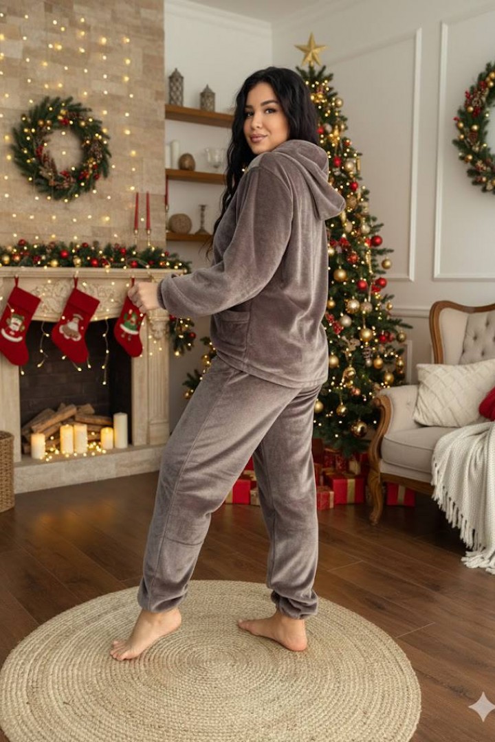 Домашний костюм женский теплый QUA-4158A580