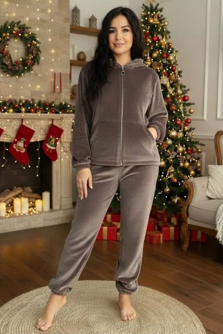 Домашний костюм женский теплый QUA-4158A580