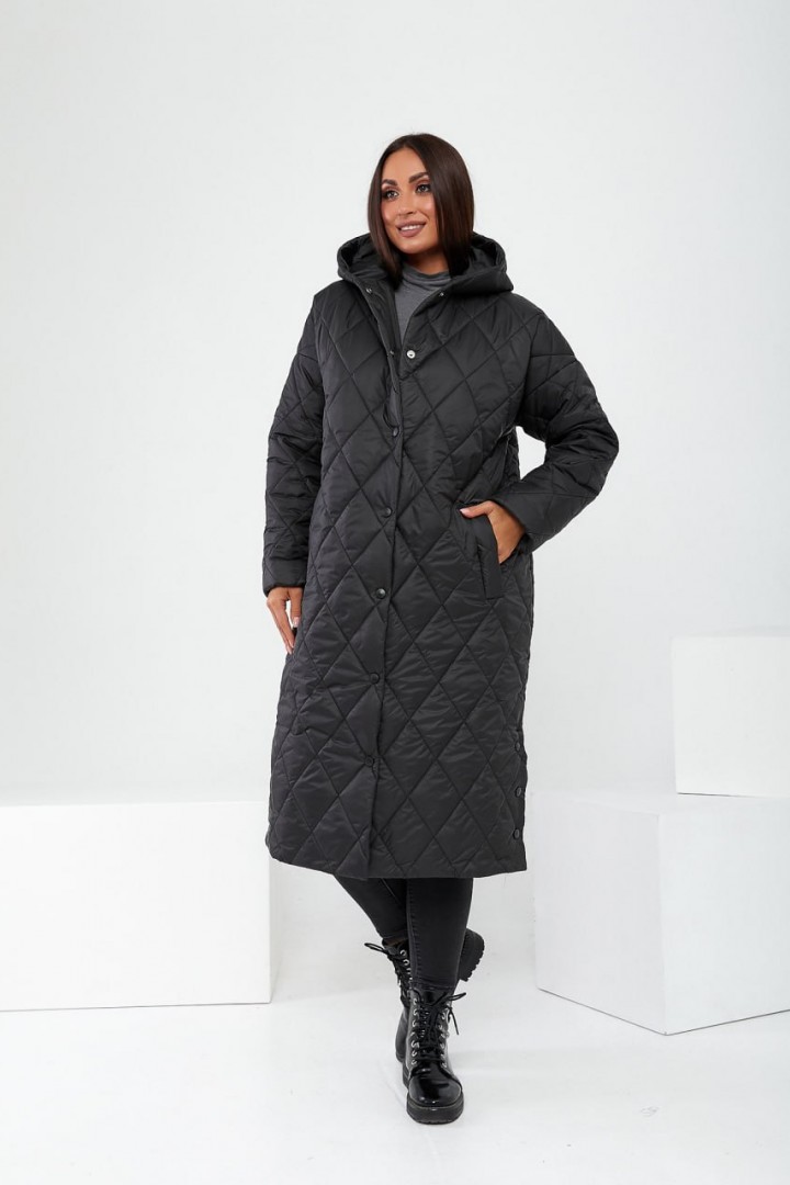Зимнее пальто с капюшоном LC-544A850