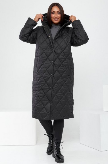 Зимнее пальто с капюшоном LC-544A850