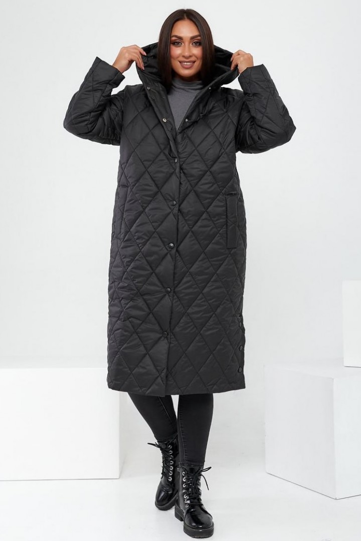 Зимнее пальто с капюшоном LC-544A850