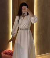 Платье женское с разрезом  HB-0154A560