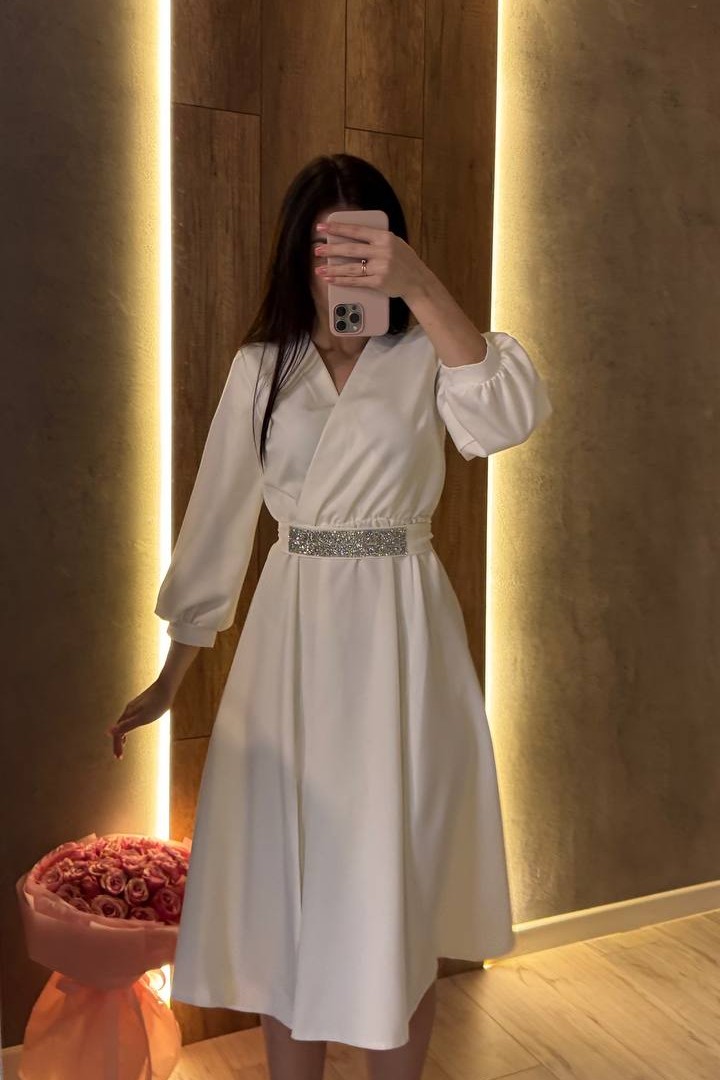 Платье женское с разрезом  HB-0154A560