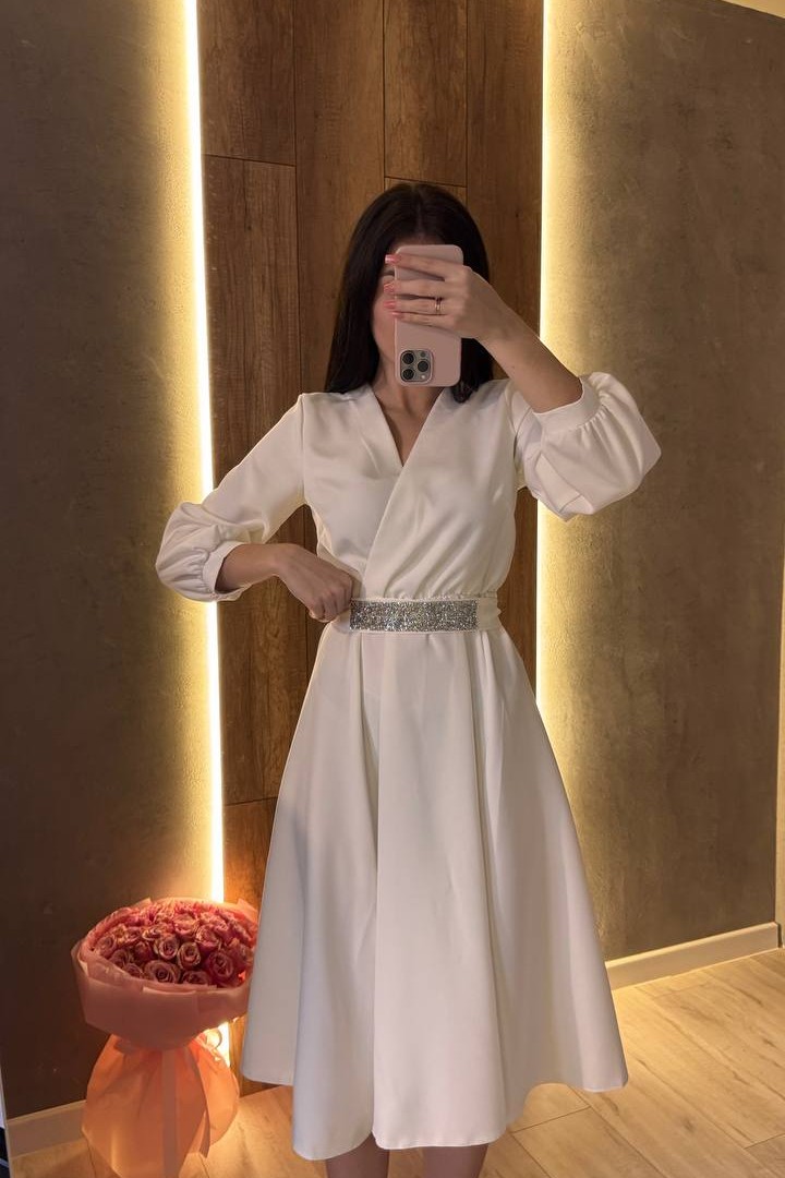 Платье женское с разрезом  HB-0154A560