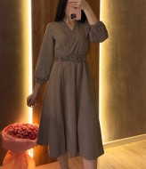 Платье женское с разрезом  HB-0154A560