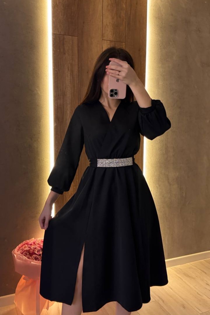 Платье женское с разрезом  HB-0154A560