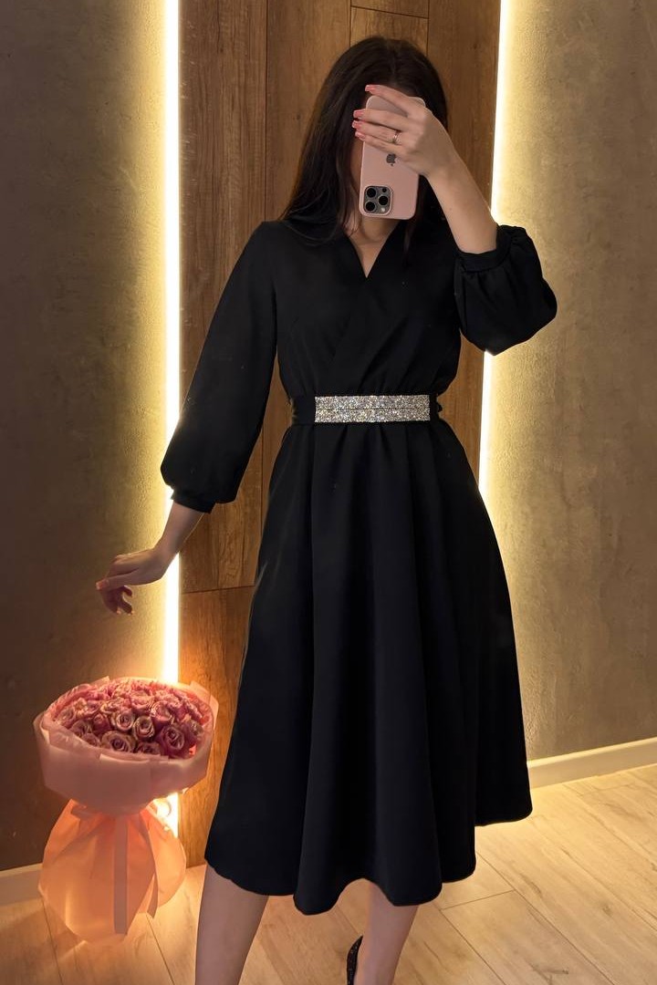 Платье женское с разрезом  HB-0154A560