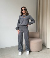 Вельветовый брючный костюм женский IMMA-283A520