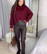 Жіночи шкіряни штани KC-0456A420