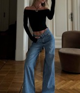 Топ с длинным рукавом и открытыми плечами DMP-R1251A200