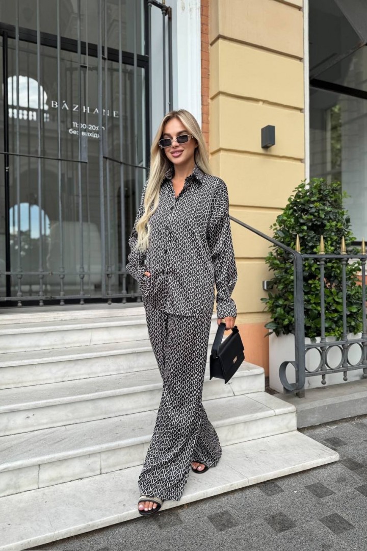 Шелковый костюм SC-9060A670