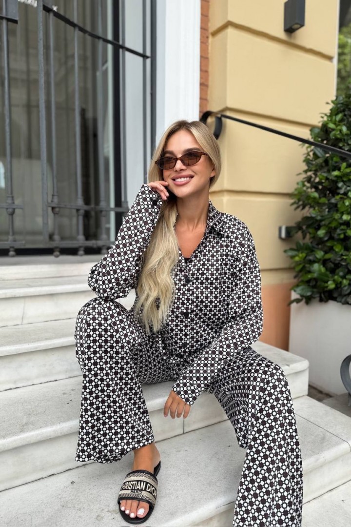 Шелковый костюм SC-9060A670