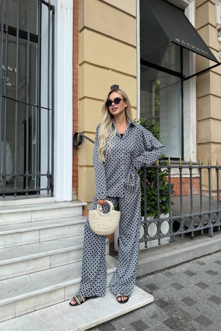 Шелковый костюм SC-9060A670