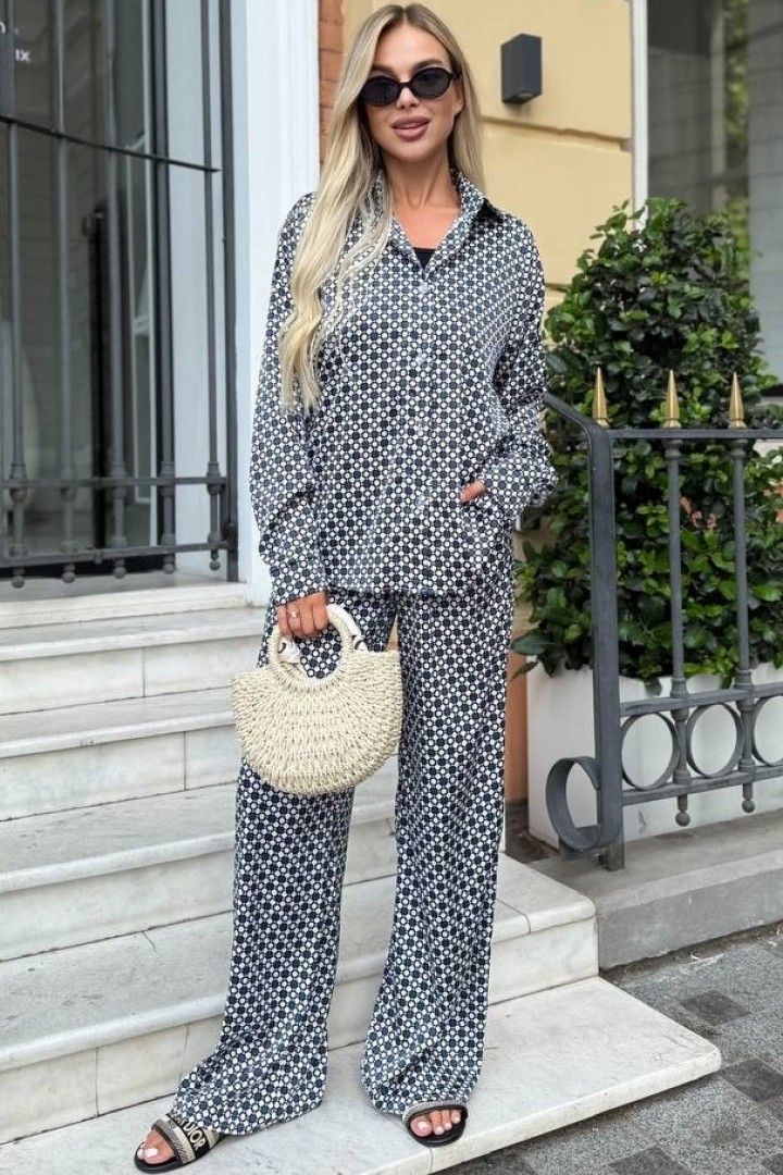 Шелковый костюм SC-9060A670