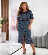 Платье с леопардовым принтом GOL-2068A980